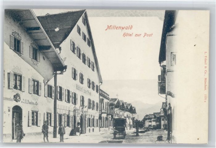 Mittenwald Bayern Mittenwald Hotel zur Post