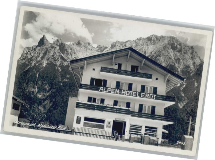 Mittenwald Bayern Mittenwald Alpenhotel Erdt