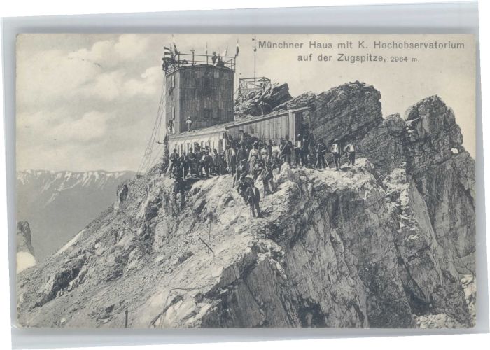 Zugspitze Münchner Haus Hochobservatorium