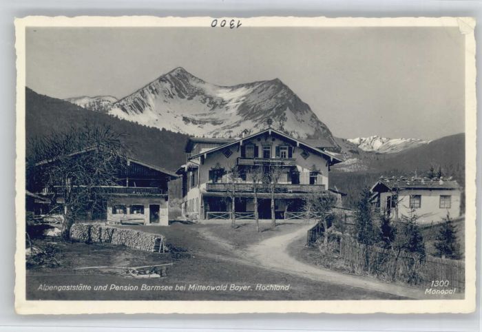 Barmsee Alpengaststätte Pension