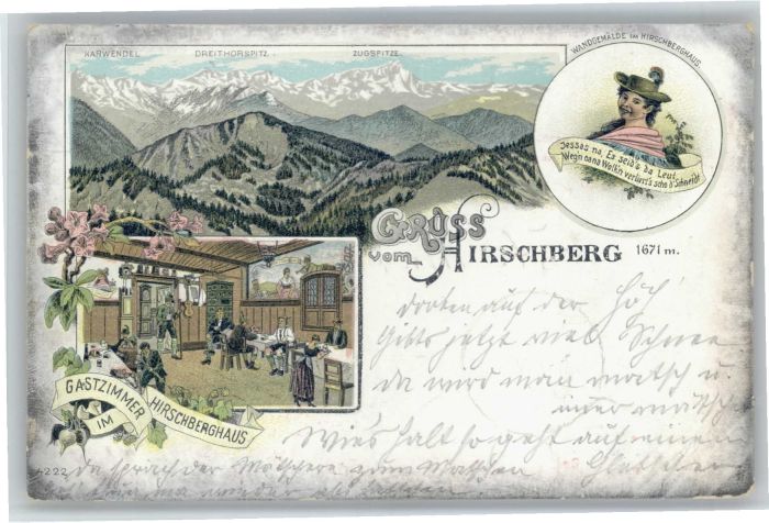 Mittenwald Bayern Mittenwald Hirschberg Gasthof