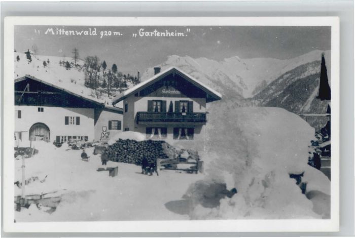 Mittenwald Bayern Mittenwald Gartenheim