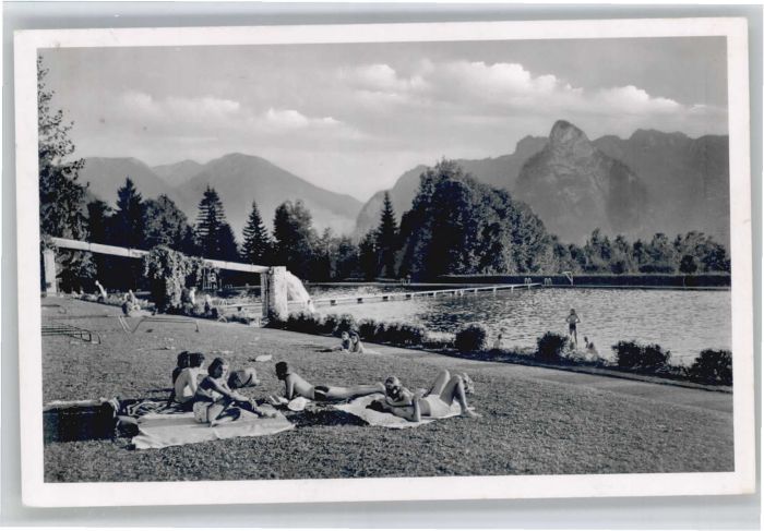 OBERAMMERGAU Bayern Schwimmbad