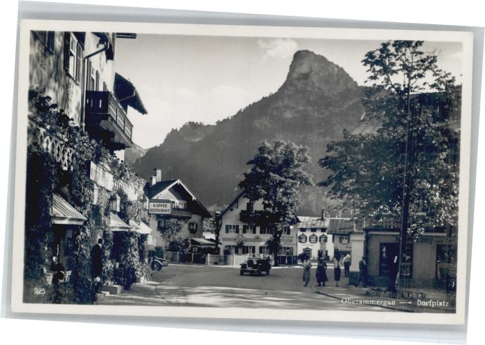 OBERAMMERGAU Bayern Dorfplatz