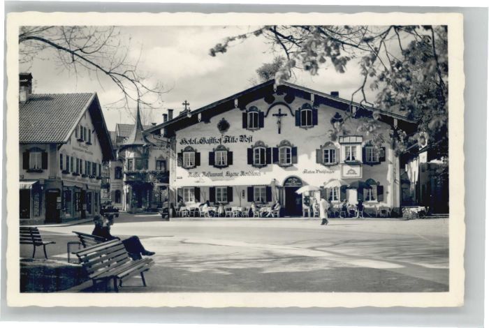 OBERAMMERGAU Bayern Christus Haus Hotel Alte Post