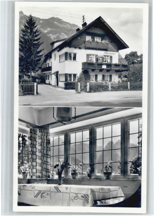 GARMISCH-PARTENKIRCHEN Bayern Fremdenheim Alpengluehen