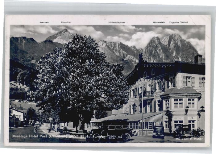 GARMISCH-PARTENKIRCHEN Bayern Clausings Posthotel