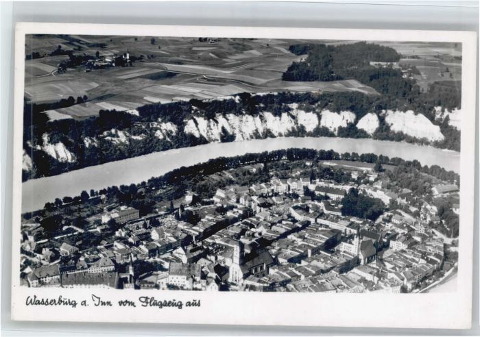 Wasserburg Inn Fliegeraufnahme