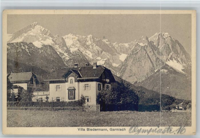 GARMISCH-PARTENKIRCHEN Bayern Villa Biedermann