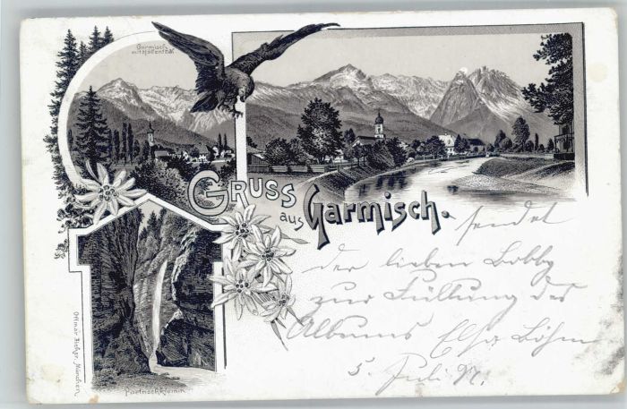 Garmisch-Partenkirchen Garmisch Partnachklamm Adler