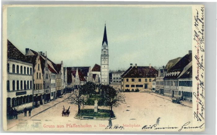 Pfaffenhofen Ilm Stadtplatz