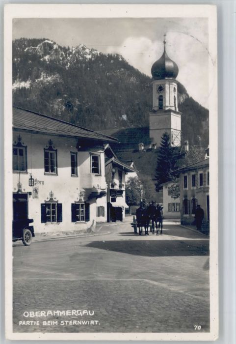 OBERAMMERGAU Bayern Sternwirt