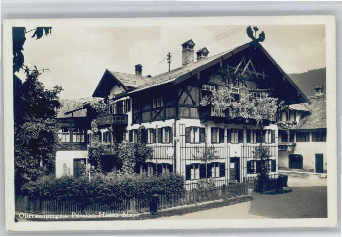 OBERAMMERGAU Bayern Pension Hanns Mayr