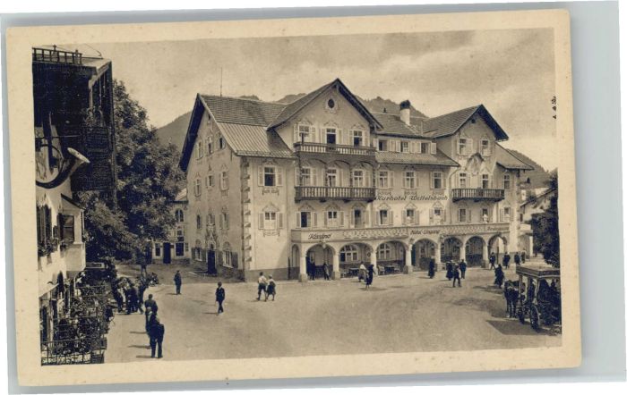 OBERAMMERGAU Bayern Kurhotel Wittelsbach Hotel Alte Post