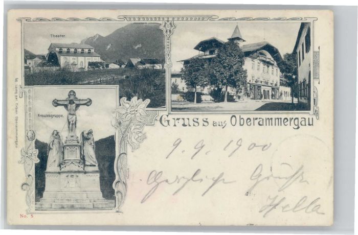 Oberammergau Theater Kreuzesgruppe