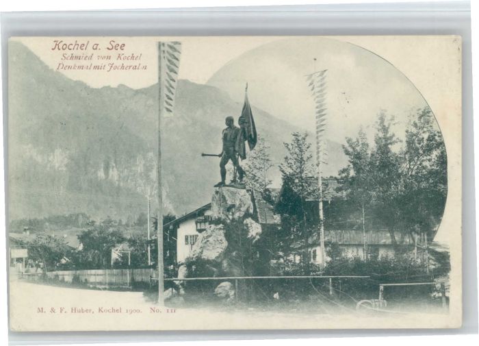 Kochel See Denkmal Jocheralm