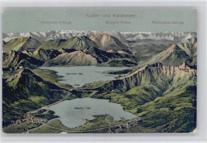 Kochel See Kochel Walchensee Karwendelgebirge Wett