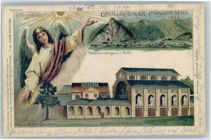 Oberammergau Künstler Anton Lechner Passionstheater