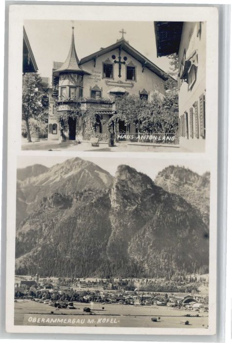 OBERAMMERGAU Bayern Haus Anton Lang