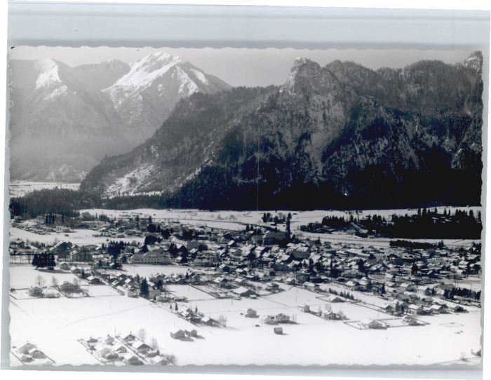 OBERAMMERGAU Bayern Fliegeraufnahme