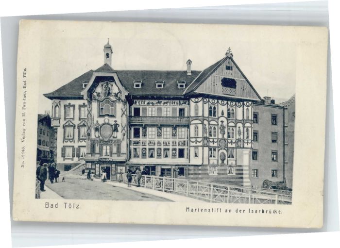 Bad Toelz arienstift Isarbrücke x