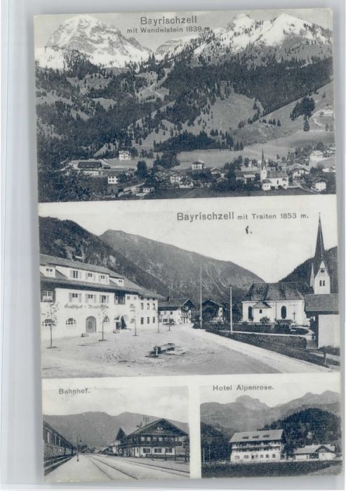 Bayrischzell Bahnhof Hotel Alpenrose