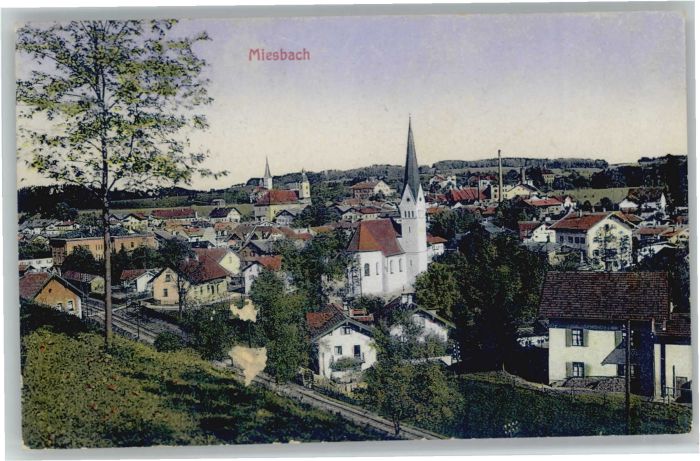 Miesbach Karte von ca 1900