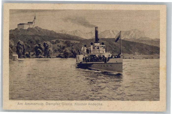 Kloster Andechs Dampfer Gisela