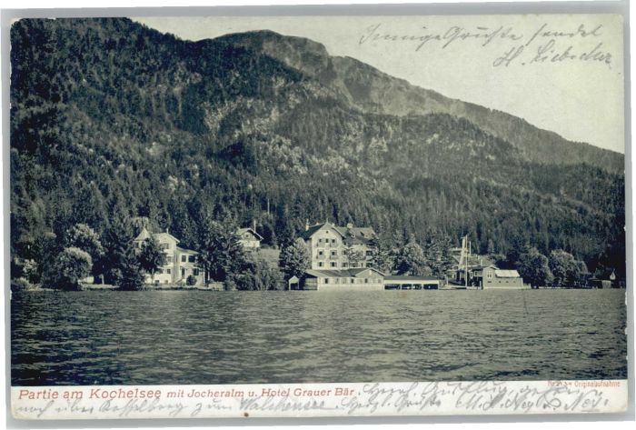 Kochel See Kochel Kochelsee Hotel Grauer Bär