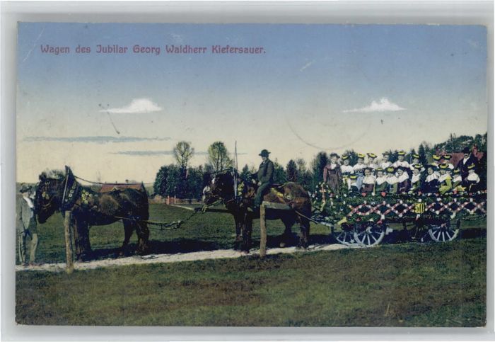Bad Toelz Stempelabschlag] Wagen des Jubilar Geor
