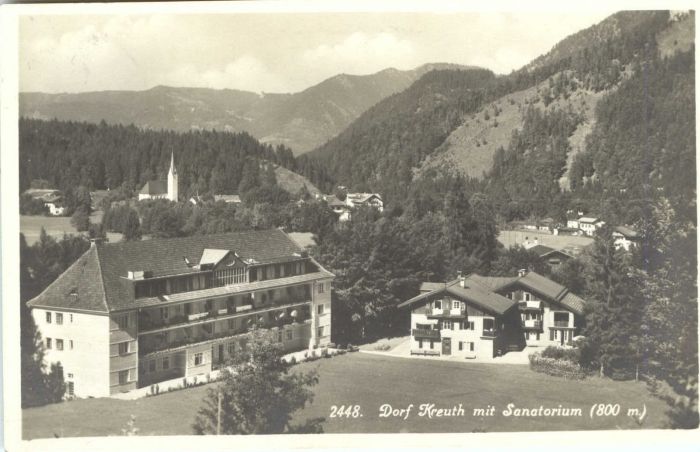Kreuth Tegernsee Sanatorium