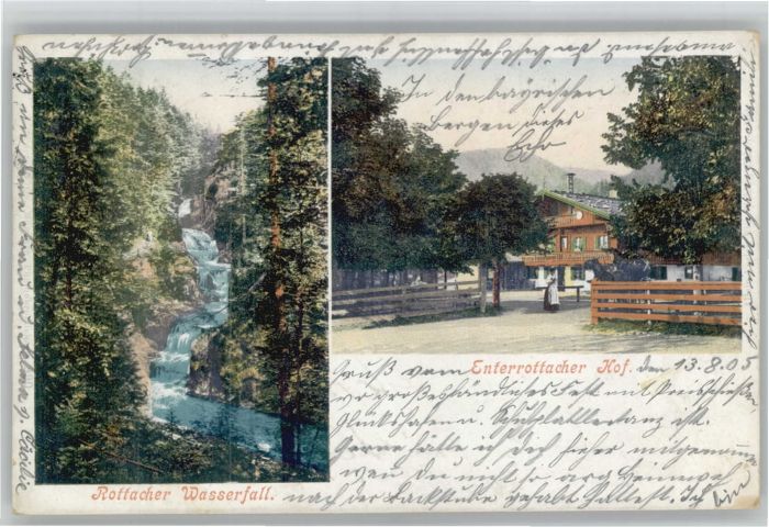 Rottach-Egern Wasserfall Enterrottacher Hof