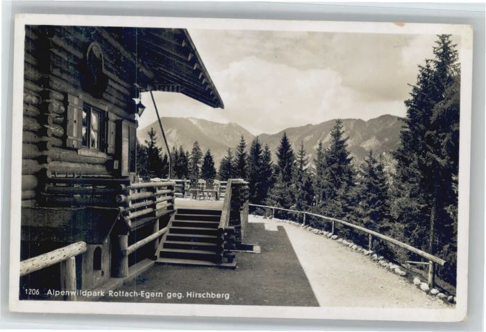 Rottach-Egern Alpenwildpark Cafe