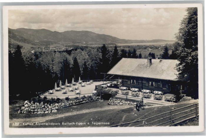 Rottach-Egern Cafe Alpenwildpark
