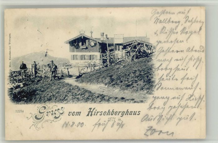 Dorf Kreuth [Stempelabschlag] Hirschberghaus