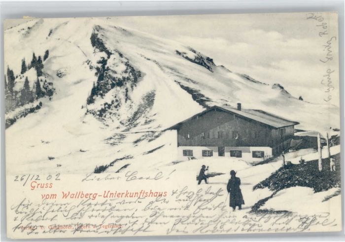 Unterwallberg Unterkunftshaus Wallberg