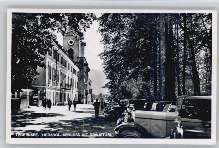 Tegernsee Bayern Schloss Braeustuebl *