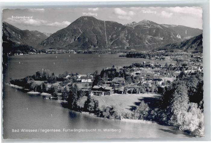 Bad Wiessee Fliegeraufnahme Furtwänglerbucht Wallbe