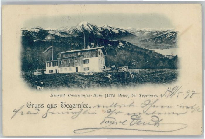 Tegernsee Bayern Neureuth Unterkunftshaus