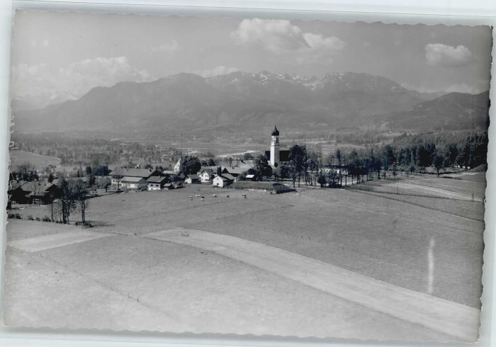 Gaissach Oberbayern Fliegeraufnahme