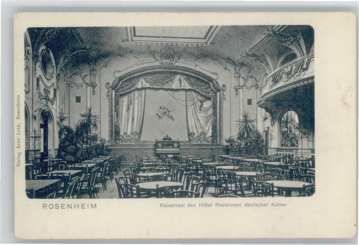 Rosenheim Bayern Rosenheim Hotel Restaurant deutscher Ka