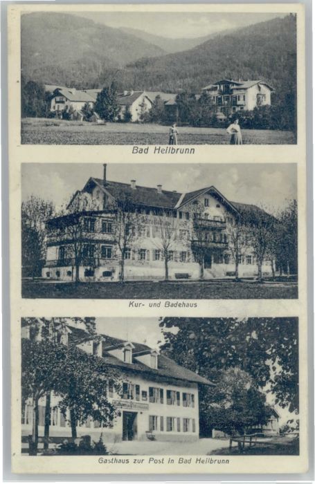 Bad Heilbrunn Badehaus Gasthaus zur Post