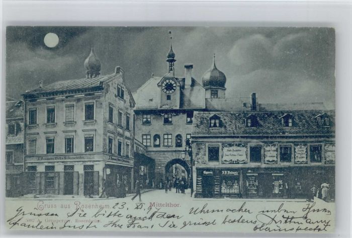 Rosenheim Bayern Rosenheim Mitteltor