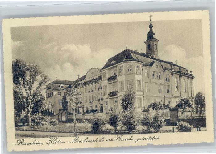Rosenheim Bayern Rosenheim Mädchenschule Erziehungsinsti