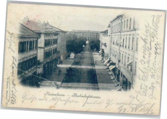 Rosenheim Bayern Rosenheim Bahnhofstrasse