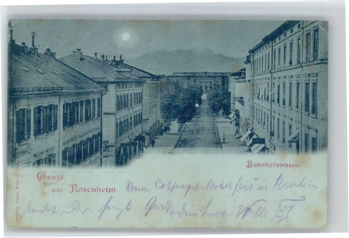 Rosenheim Bayern Rosenheim Bahnhofstrasse