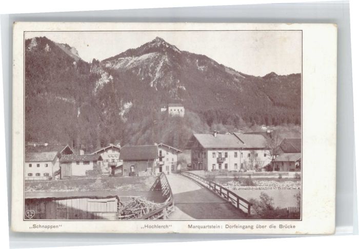 Marquartstein Schnappen Hochlerch Brücke