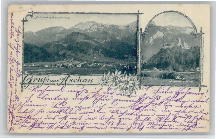 Aschau Burg Hohenaschau Kampenwand