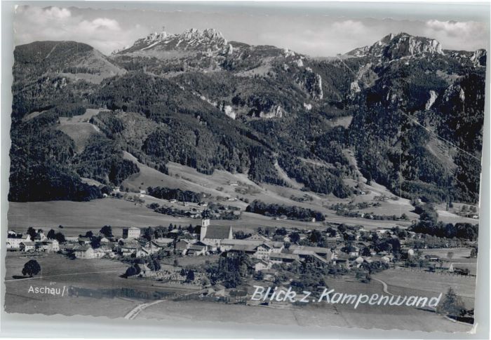 Aschau Fliegeraufnahme Kampenwand