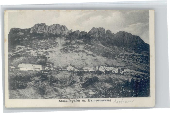Aschau Steinlingalm Kampenwand